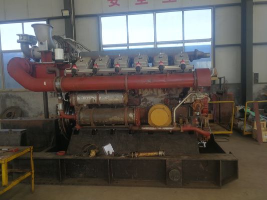 V Disposición del cilindro combustible diesel Jinan Jichai generador refrigerado por agua en competitivo