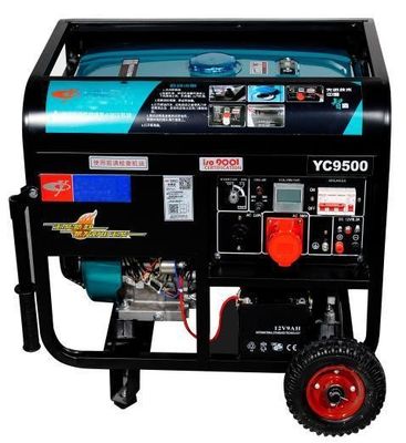 Generador de gas natural de 6kw 4 cilindros refrigerado por agua Genset portátil con estándar