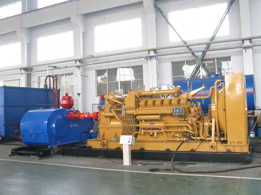 Motor de perforación de alta velocidad de 1300 rmp con bomba de barro de 1000 CV