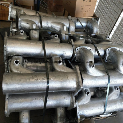 Aleación de aluminio Co1300/25 Chidong partes del motor Manifold de escape para opciones personalizadas