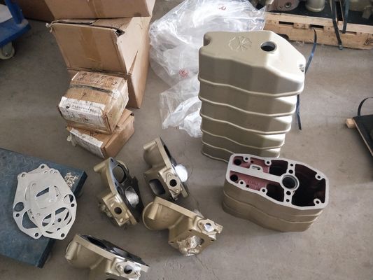 601t. 03.00 Ensamblaje del cabezal del cilindro H16V190 Partes del generador de gas Jichai para condiciones terrestres