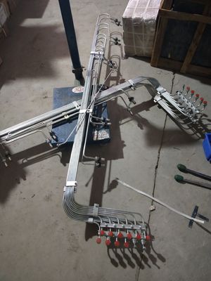 Petición personalizada de tubo de inyección de combustible de aluminio para Chidong 12V190 partes de motores diesel