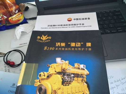 Gas natural 1000kw Jichai Jinan Generador de piezas para Fuente de gas Certificación CE