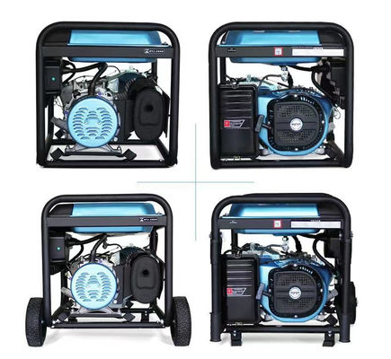 Generador de gasolina doméstico de doble cilindro de 5-10kW con fiabilidad de arranque eléctrico