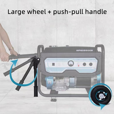Generador de gasolina doméstico de doble cilindro de 5-10kW con fiabilidad de arranque eléctrico