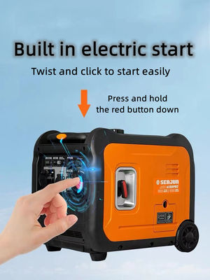 SE6500pro Generador doméstico de gasolina silencioso de 220 V estándar con funcionamiento silencioso