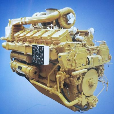 Motor diesel y generador con impulso sobrealimentado del modelo 7500 Z12V190b de Jinan