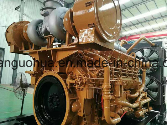Aspiración natural de la presión de admisión de la ignición de impulso Jichai 500kw motor generador conjunto