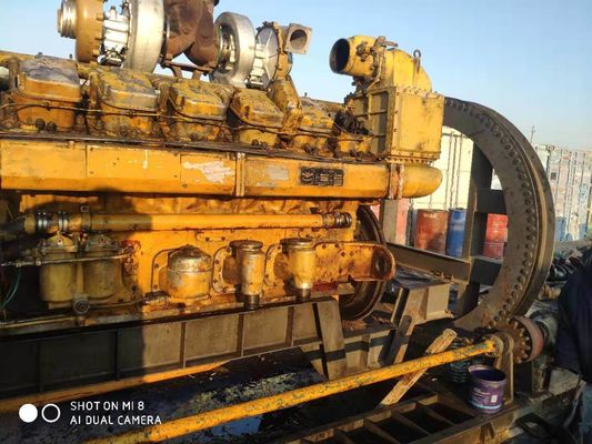 G12V190pzl Motor de perforación de 12 cilindros refrigerado con agua utilizado en el campo petrolero de Arabia Saudí