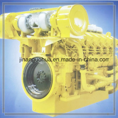 Potente motor de 4 tiempos A12V190 Chidong Jinan Jichai con 12 cilindros
