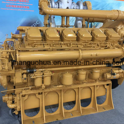 Potente motor de 4 tiempos A12V190 Chidong Jinan Jichai con 12 cilindros
