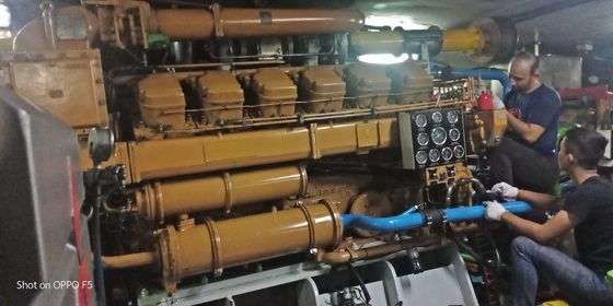 1000HP Barco chupador de arena con motor Z12V190bc refrigerado por agua con cilindro de enfriamiento