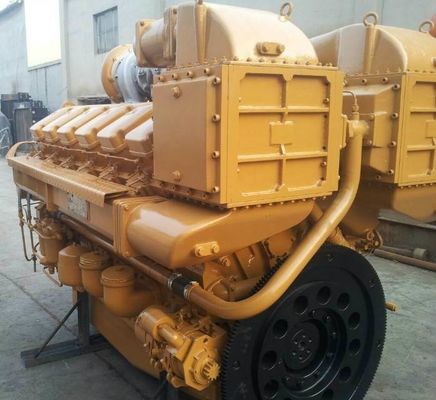 Motor diesel de Jichai Jinan B6190 G6190 200-300kw Motor marino Modo de encendido