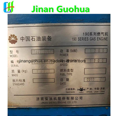 13700KG Capacidad H16V190 Jinan Jichai Partes de generadores de gas con certificación CE
