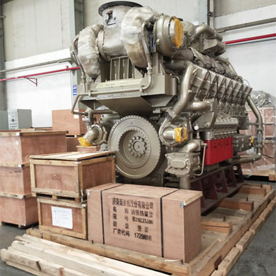 Conjunto de generación de gas 12V190 certificado ISO para el sistema de generación de energía de los motores de gas natural