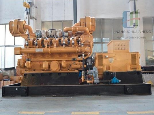 Generador de gas Jichai de 500kw G12V190zldt 1512t Modelo para generación de energía a pequeña escala