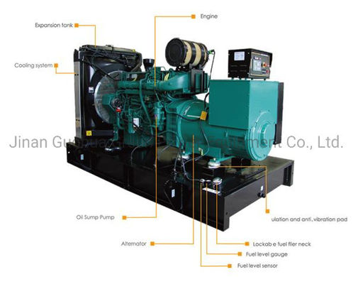 Conjunto de generadores de gas natural de 400 kW con ISO SGS y diseño respetuoso con el medio ambiente