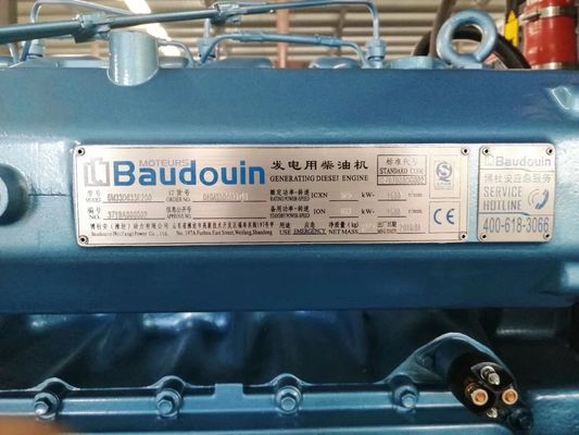 Weichai Baudouin 500kw Conjunto de generación diesel para la generación de electricidad por batería