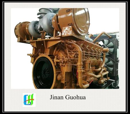 Batería 1000kw generador diesel motor diesel de Jinan con agua de refrigeración unidades comunes