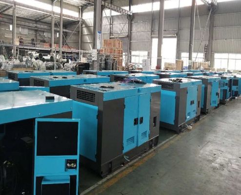 Generador silencioso remoto de cuatro tiempos de 10 a 50 kW con generador diesel ISO de 10 a 50 kW
